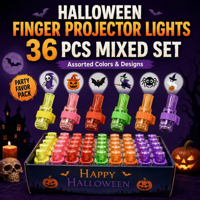 Halloween Pattern Finger Projector Lights